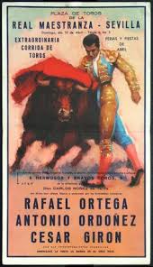 Sevilla 1965 Vintage Posters Bull Painting Poster