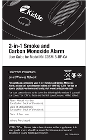 My carbon monoxide detector began beeping very quickly, and then, kept going in one nonstop beep until i took the batteries out. Kidde Kn Cosm B Rf Ca User Manual Pdf Download Manualslib