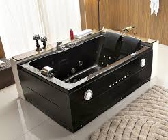 2 person black jacuzzi dudeiwantthat.com