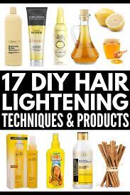 How To Naturally Lighten Hair 17 Hair Lightening Techniques Products Lighten Hair Naturally How To Lighten Hair Natural Hair Styles