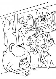 Flipping your lid sel activity coloring page. Sally Distracts Mike From Celia Coloring Pages Monsters Corporation Coloring Pages Colorings Cc