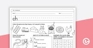 You can do the exercises online or download the spelled oi or. Digraph Worksheet Ch Teaching Resource Teach Starter