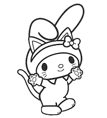 Kuromi discovered by liza monroe on we heart it. Aesthetic Kuromi Coloring Pages Coloring And Drawing