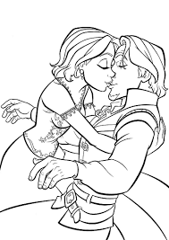 Here's a sample of some of the images. Rapunzel Kisses Flynn High Quality Free Coloring From The Category Tangled More Printa Tangled Coloring Pages Rapunzel Coloring Pages Disney Coloring Pages
