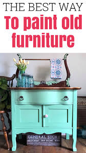 Antique Wash Stand Goes From Ready For The Dump To Farmhouse Chic Painting Old Furniture Furniture Painting Furniture Diy