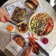 Eatingnyc Nyc Food Travel On Instagram Romantic Lunch Date Ft These Delicious Heart Beet Burgers Bychefchloe Tag Someone Wh Nyc Food Beet Burger A Food