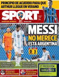 Ambas seleciones se enfrentarán mañana en españa quiere volver a mandar en el mundial de fútbol y leo messi sueña con coronarse en rusia. Barcacentre On Twitter Messi Does Not Deserve This Argentina Sport