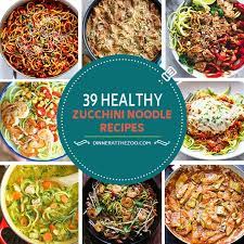 These Healthy Zoodle Recipes Are Perfect For People Trying To Watch Their Carbs And Calories There Are So Many Zoodle Recipes Zucchini Noodle Recipes Recipes