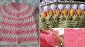 bonbon sekeri orgu modeli ile bebek yelegi yapimi orgu orgu desenleri baby knitting patterns