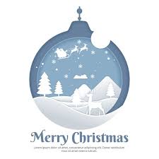 Christmas Background In Paper Style Christmas Cards Handmade Diy Paper Cutout Art Free Christmas Backgrounds