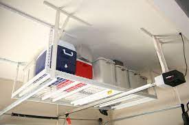 Installation Saferacks Ceiling Storage Ceiling Storage Rack Overhead Garage Storage