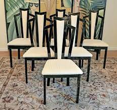 4 out of 5 stars. 6 Italian Lacquer Art Deco Dining Chairs Art Deco Dining Chair Art Deco Dining Room Art Deco Furniture
