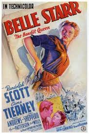 Belle Star The Bandit Queen Belle Starr Movie Posters Randolph Scott