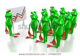 royalty free stock illustration of 3 d cartoon frogs