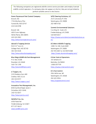 They provide fumigation, exterminator services, bug spraying, and rodent control. Https Doee Dc Gov Sites Default Files Dc Sites Ddoe Service Content Attachments Wcsp 20031119 Pdf