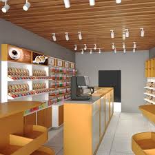 Besuchen sie unseren shop und bestellen sie die nötige energie für ihren tag! Coffee Shop Furniture Design Retail Snack Display Counter Decoration