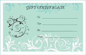 Need a gift certificate template? 28 Cool Printable Gift Certificates Kittybabylove Com
