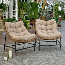 forest gate wicker papasan patio chairs in natural set of 2 bed bath beyond patio papasan chair lounge chair outdoor outdoor patio chairs