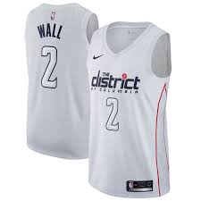 Men S Washington Wizards John Wall Nike White Swingman Jersey City Edition White Nikes Washington Wizards Nba Jersey