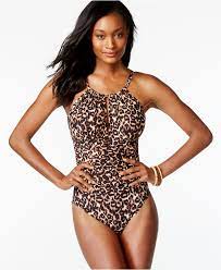 Magicsuit Leopard Print Tummy Control One Piece Swimsuit Swimwear Women Macy S One Piece Cheetah Print Outfits Swimwear Fashion
