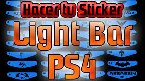Diy Make A Ps4 Lightbar Decal Sticker For Photoshop Illustrator Youtube
