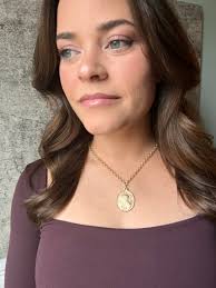 Saint Francis Xavier Necklace Bronze Clay Matte Gold Antique Replica  Textured Rolo Crown of Grace Designs