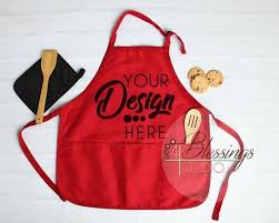 Apron Mockup Blank Apron Template Red Apron Mock Up Chef Etsy Red Apron Photo Editing Programs Mug Designs