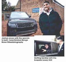 Linda ifeoma ikeji is a nigerian most ranked blogger, writer, entrepreneur, and former model. Anthony Joshua Getting Fight Ready With Bespoke Range Rover Sv Autobiography The Sun Nigeria