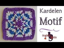 Kardelen Battaniye Motifi Battaniye Motifleri Youtube Crochet Square Patterns Crochet Tutorial Crochet Ripple Pattern