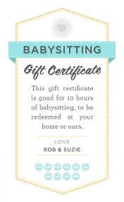 Maybe you would like to learn more about one of these? Babysitting Gift Certificate Download Fully Customizable Psd Or Pdf Gift Certificate Template Gift Certificates Babysitting Coupon