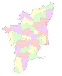 The tamil nadu tourism comprises tourism department and a commissionerate of tourism. File Map Of Tamil Nadu Districts Svg Wikimedia Commons