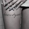 Thighs of females can be a showcase for truly surprising feminine tattoo designs. 1