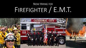 Smoke detectors shall have a low battery warning and test button for easy testing and maintenance. Cathedral City Is Hiring For Firefighter Emt Discover Cathedral City