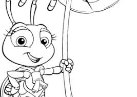 Flik is sure to save the ant colony and your picnic! A Bug S Life Coloring Pages Coloring4free Com