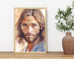 Jesus Christ Watercolor Wall Art, LDS Art, Christian Prints, Faith Inspired  Art, Digitial Download