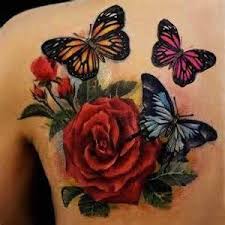 Rose Garden Tattoo Yahoo Image Search Results Rose And Butterfly Tattoo Butterfly Tattoo Designs Rose Tattoo Design