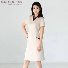 Beauty Salon Massage Uniform Dress Clinical Beautician Uniforms Woman Female Dresses Dd1385 C Womens Dresses Uniform Dress Dresses