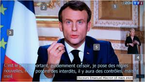 Check spelling or type a new query. Discours E Macron 16 Mars 2020 By Francine Larrere On Genially