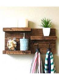 Mensola Da Bagno Porta Asciugamani In Legno 60x30x12 Mensole Da Bagno Bagno Fai Da Te Bagno Legno