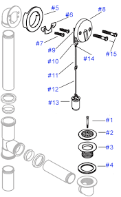 Here's a detailed diagram illustrating the different parts of a bathtub including the pipes, faucet, spout, tub attributes, shutoff valves, drain pipe and more. Great Deals On Watco Bathtub Drains And Replacement Parts Bathtub Drain Drain Repair Bathtub Drains