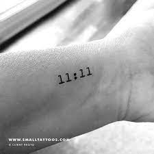 11:11 temporary tattoo, get it here ▻