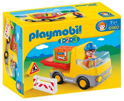 Playmobil 123 6960 Pas Cher Camion Benne Playmobil Play Mobile Benne