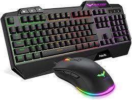 Amazon Com Havit Wired Gaming Keyboard Mouse Combo Led Rainbow Backlit Gaming Keyboard Rgb Gaming Mouse Ergonomic Wrist Rest 104 Ke Keyboard Mac Pc Wrist Rest
