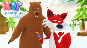 Ursul Pacalit De Vulpe Poveste Pentru Copii Heykids Desene Animate Animals Dinosaur Stuffed Animal Dinosaur