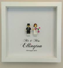 Wedding Gift Bride And Groom Mini Figures Framed Display Weddinggift Lego Wedding Gift Bride And Groo Lego Wedding Diy Wedding Gifts Wedding Gifts For Bride
