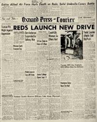 Oxnard Press Courier Newspaper Archives Sep 2 1950 P 1