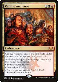 A captive audience is a side mission in control and unlocks the brilliant supernatural power seize. Captive Audience Rna 160 Magic The Gathering Card