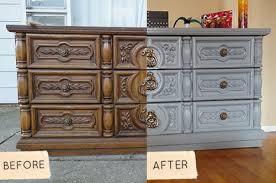 Before After Sheena S Dresser Leopard Drawers Design Sponge French provincial dresser makeover before and after. dresser leopard drawers