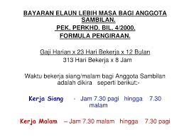 Ambil perhatian bahawa pada hari biasa, cuma kerja selepas tempoh masa biasa berkerja (8 jam), baru lah di kira sebagai kerja lebih masa (ot). Ppt Tuntutan Elaun Lebih Masa Elaun Pemangkuan Dan Elaun Penanggungan Kerja Powerpoint Presentation Id 837747