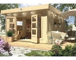 Abri De Jardin Karibu She Shed River House 3 Avec Plancher 309x309 Cm Naturel Acheter Sur Hornbach Ch Gartenhaus House Haus